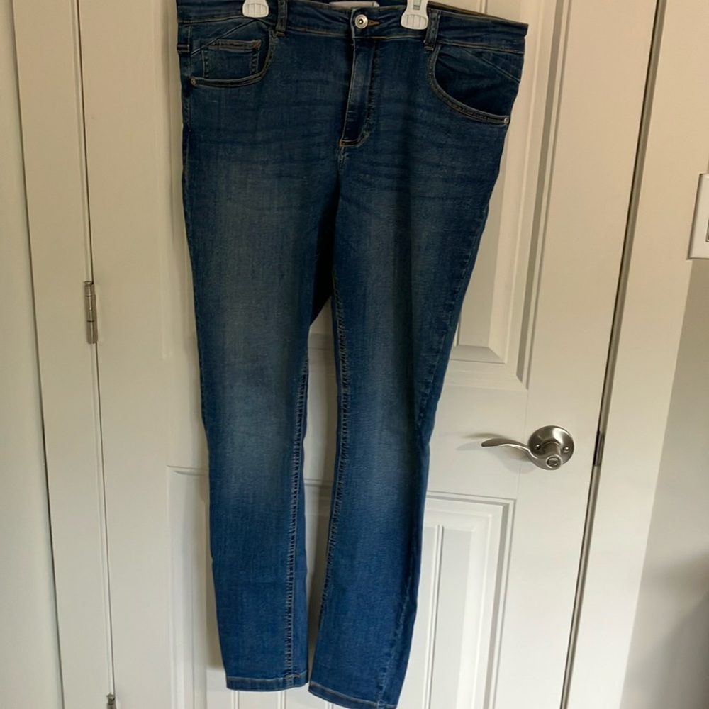 BRIAN BAILEY Jeans Slim LIGHT DENIM 34 XL LIKE NEW